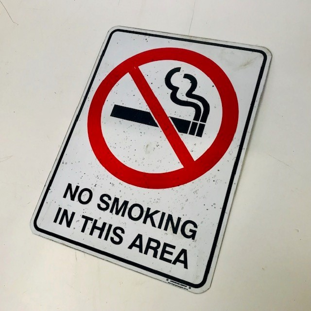 SIGN, Safety - No Smoking In This Area 23 x 30cm